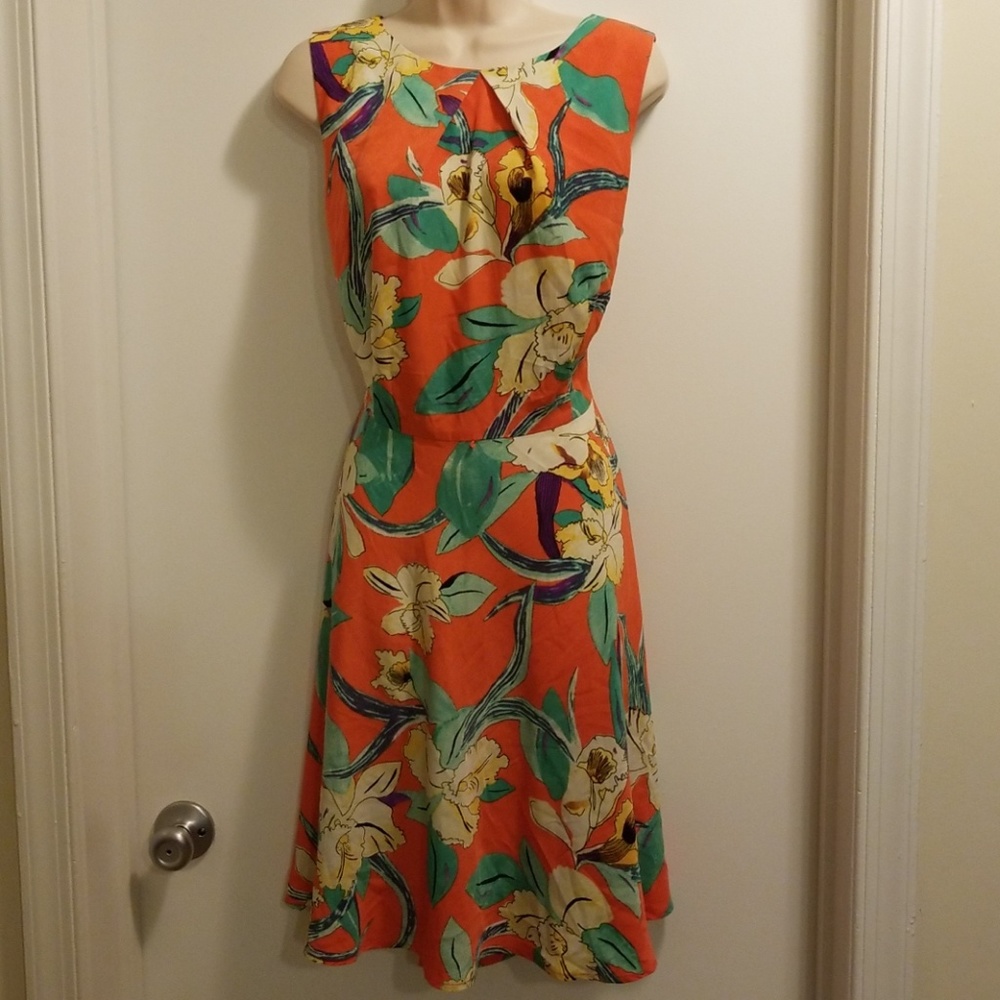 2xHp🎯🕺💃Brannan women's red multi color dress.